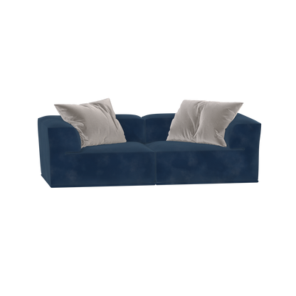 Savile Sofa — Compact Form with Wide Straight Armrests