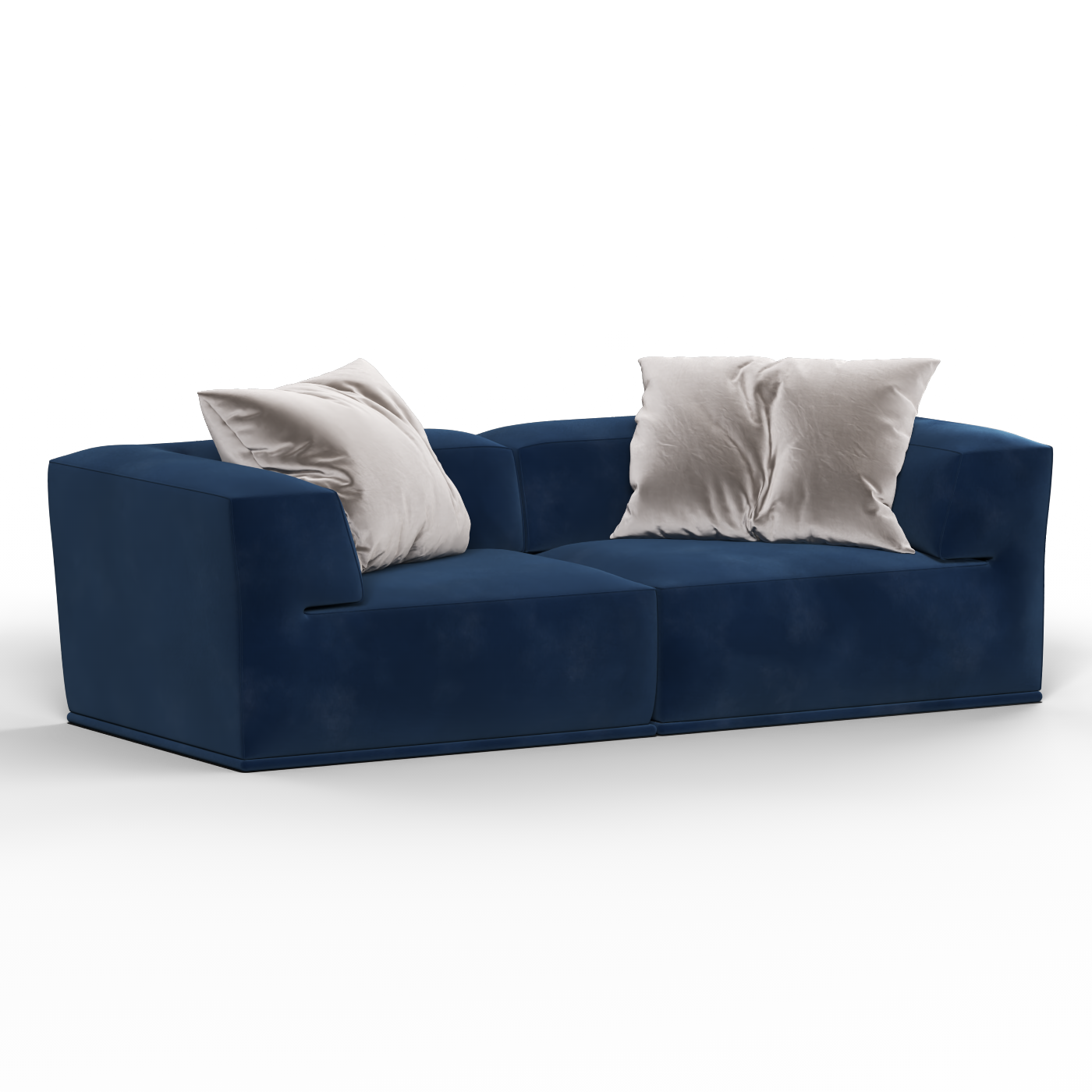 Savile Sofa — Compact Form with Wide Straight Armrests
