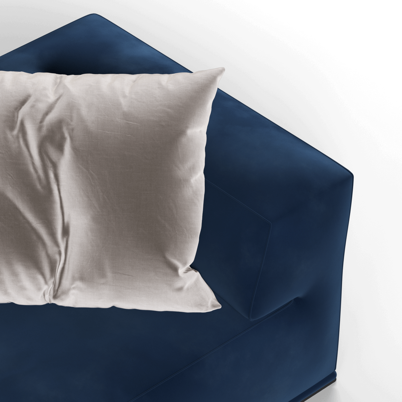 Savile Sofa — Compact Form with Wide Straight Armrests