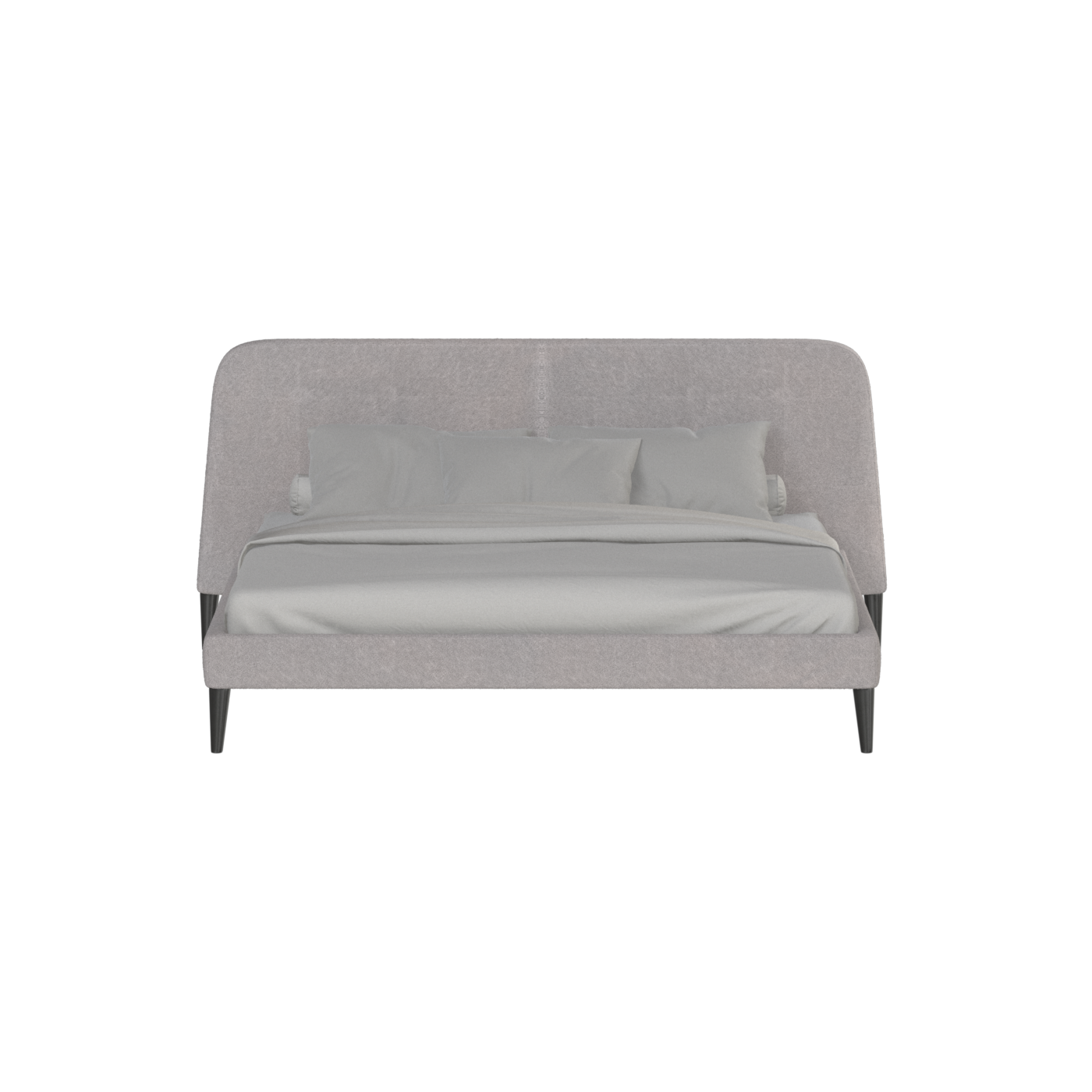 Lit double Selma avec capitonnage vertical profond