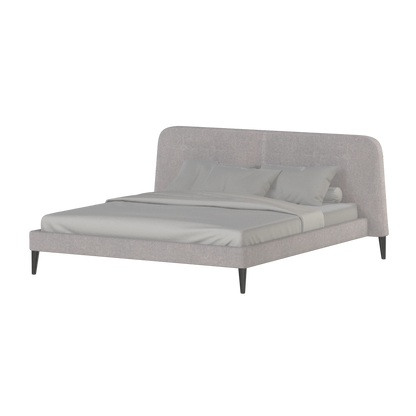 Lit double Selma avec capitonnage vertical profond