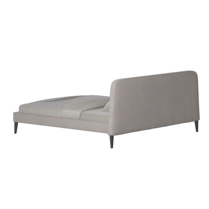 Lit double Selma avec capitonnage vertical profond