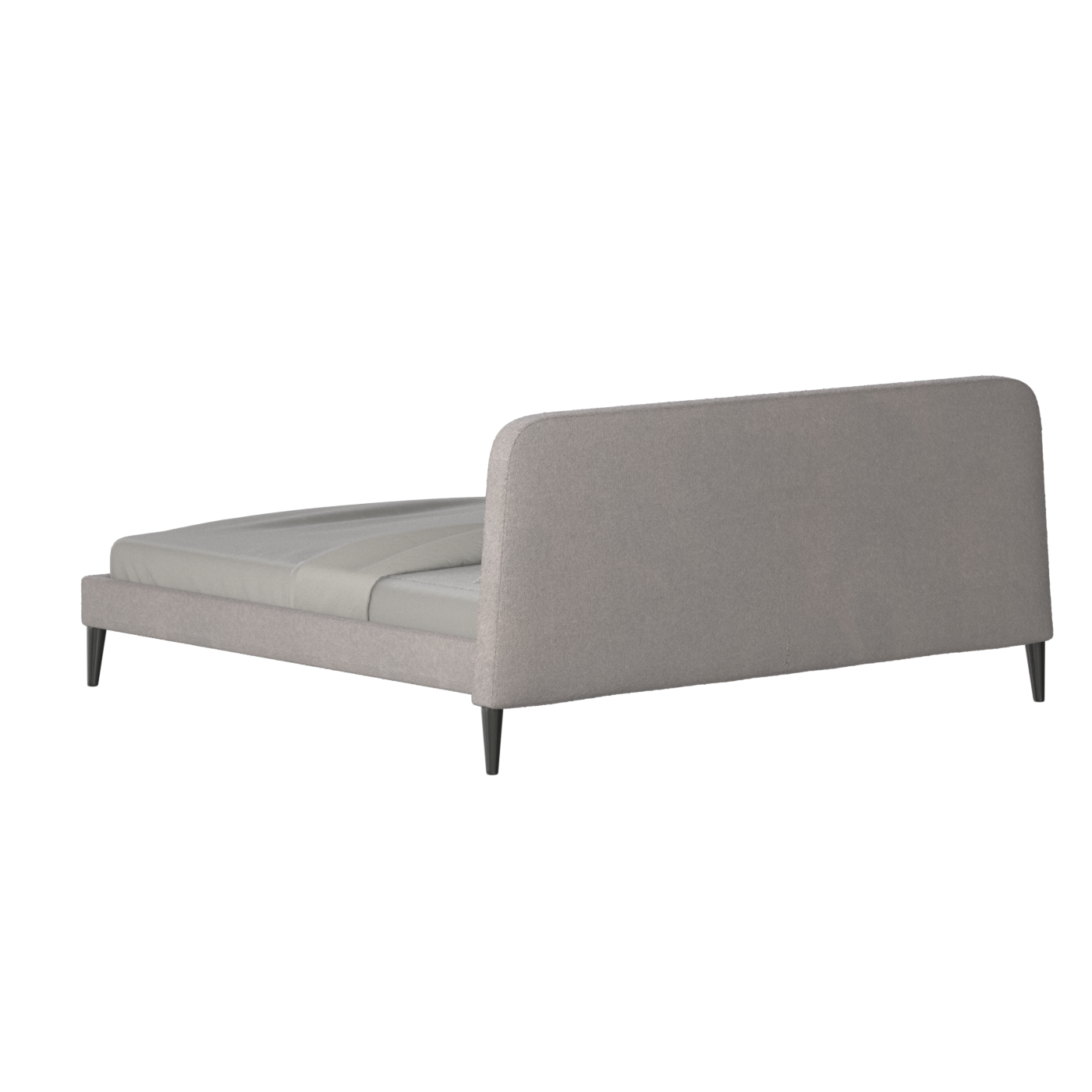 Lit double Selma avec capitonnage vertical profond