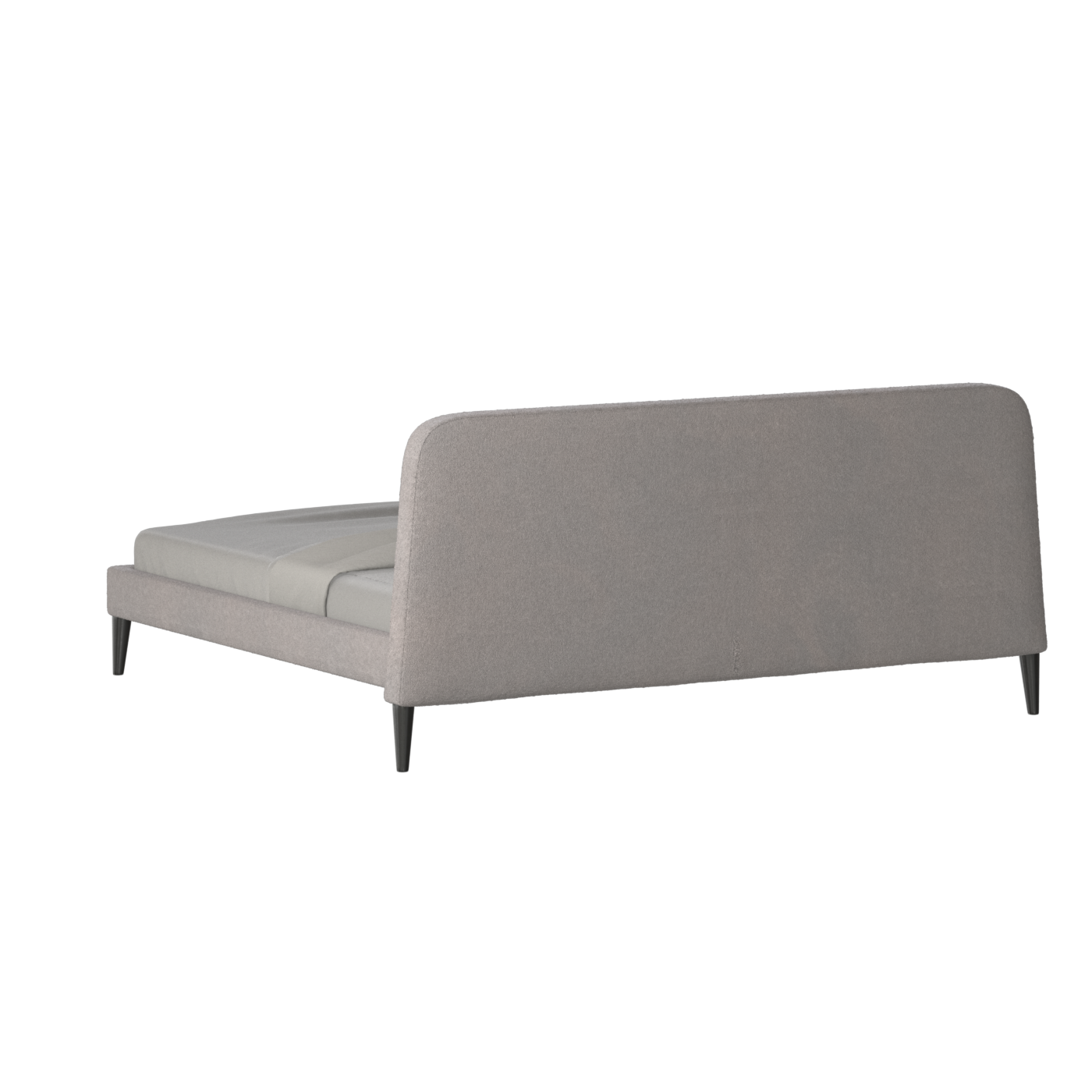 Lit double Selma avec capitonnage vertical profond