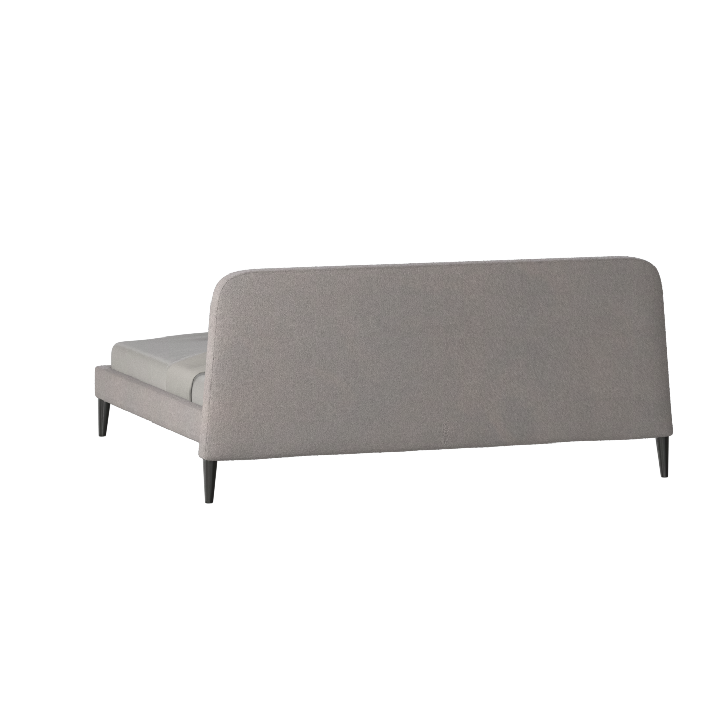 Lit double Selma avec capitonnage vertical profond