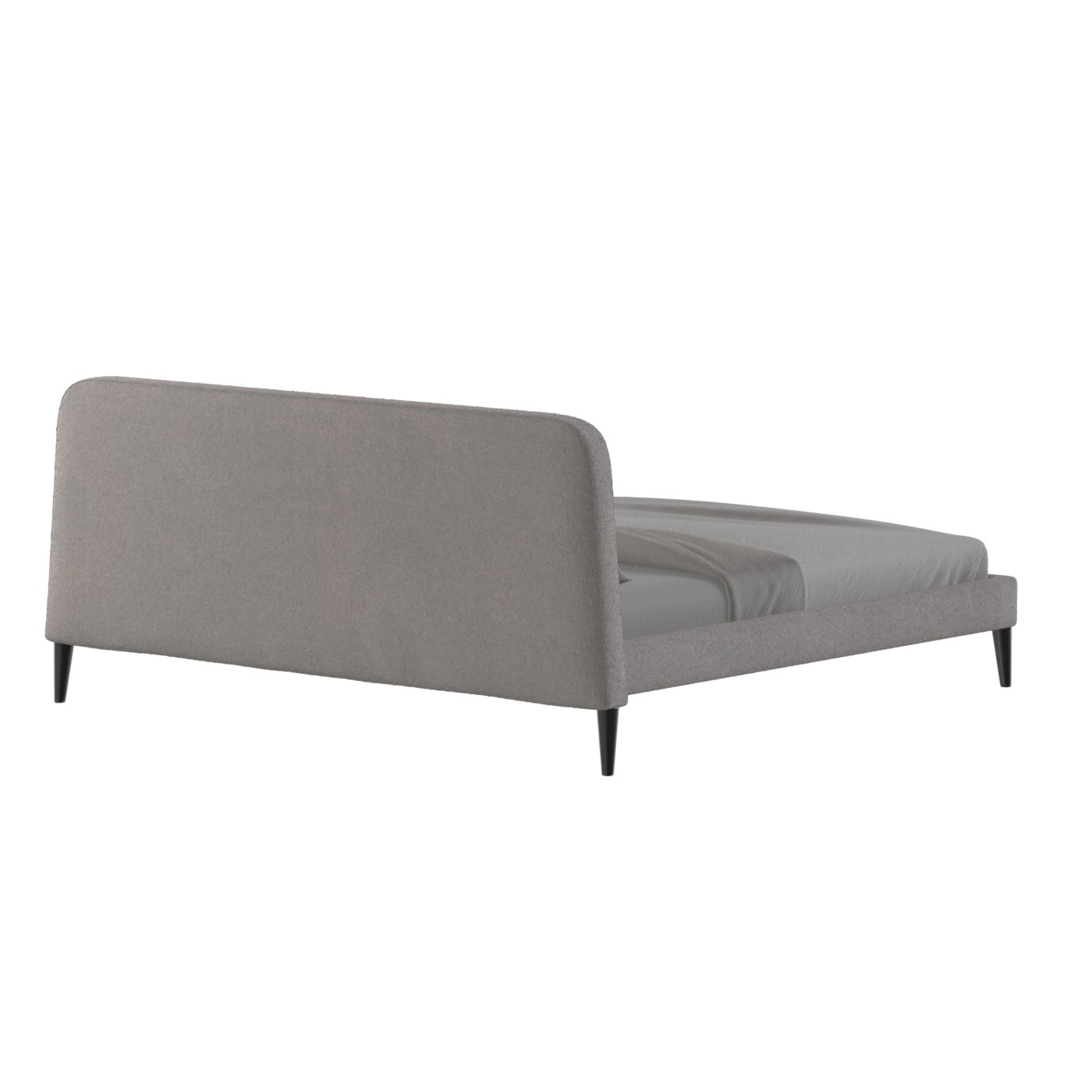 Lit double Selma avec capitonnage vertical profond