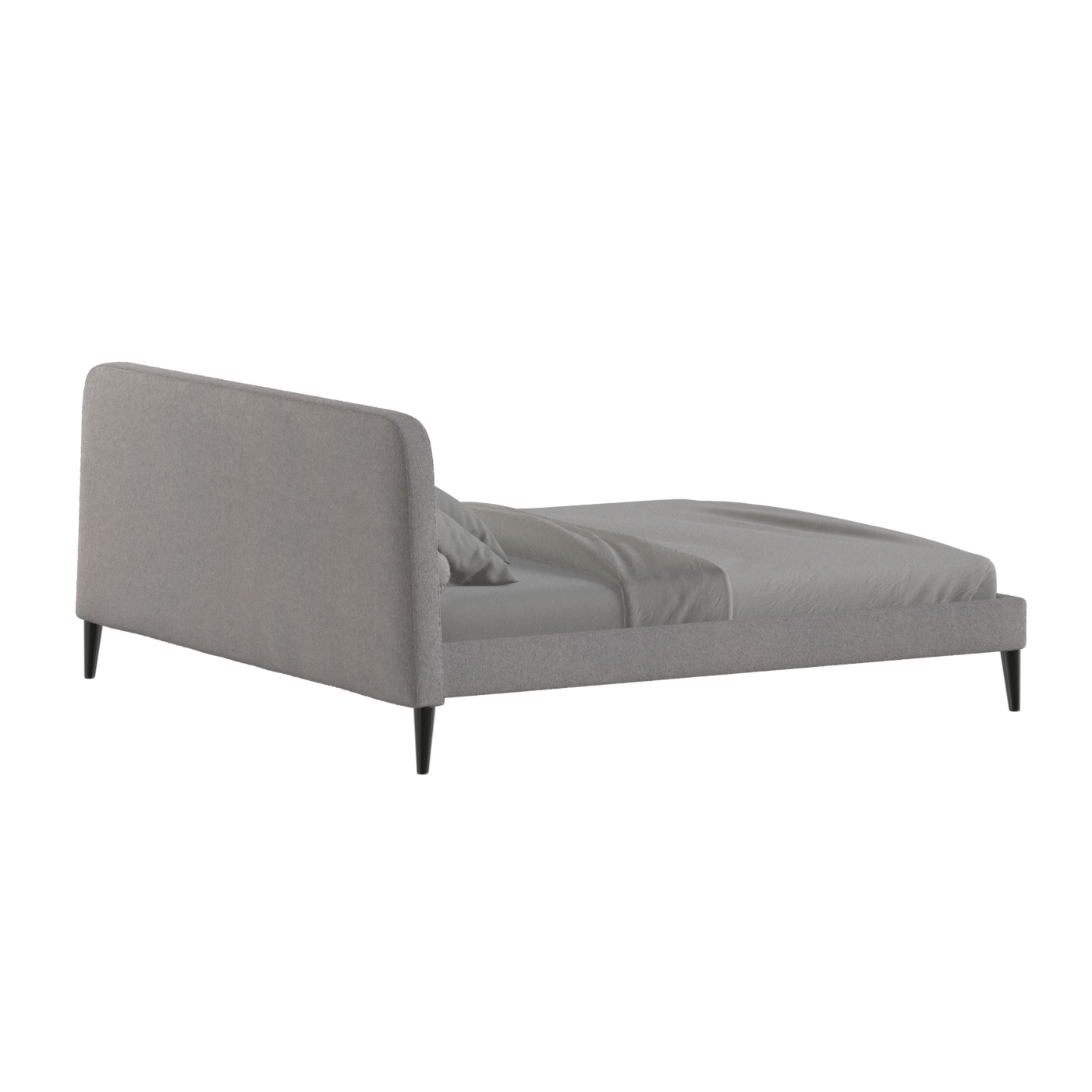 Lit double Selma avec capitonnage vertical profond