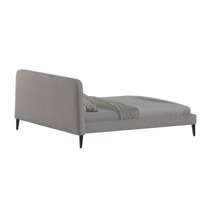 Lit double Selma avec capitonnage vertical profond