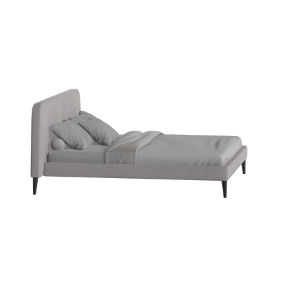 Lit double Selma avec capitonnage vertical profond