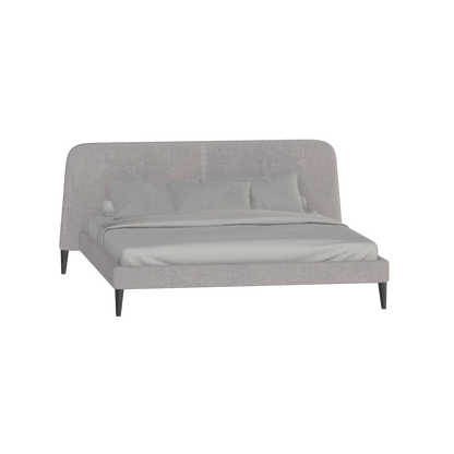 Lit double Selma avec capitonnage vertical profond