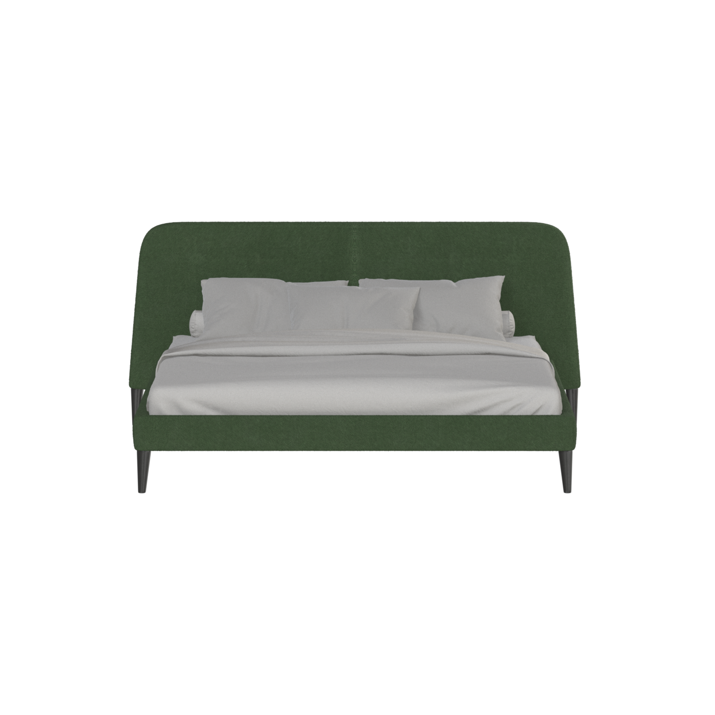 Selma Double Bed with Deep Vertical Tufting