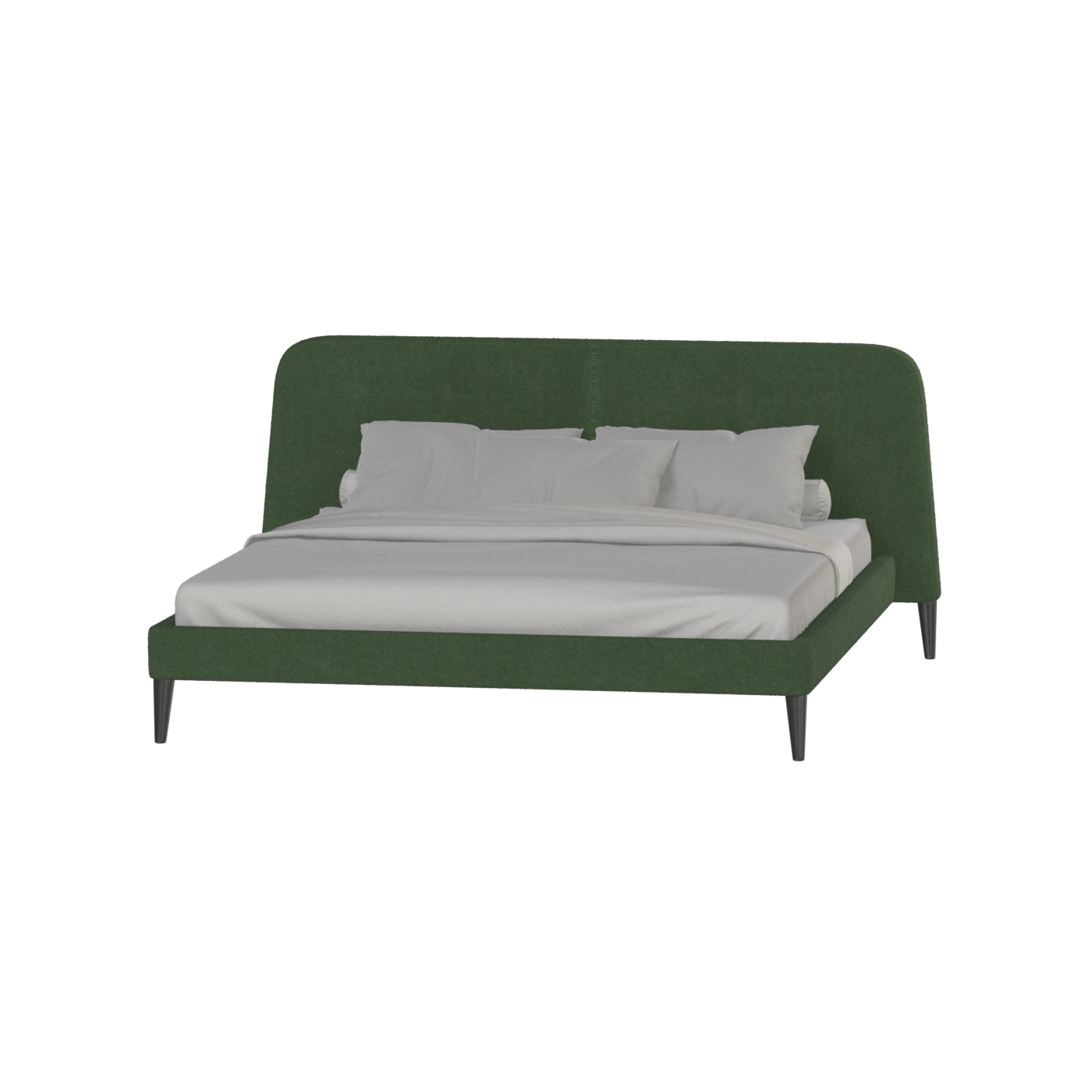 Selma Double Bed with Deep Vertical Tufting