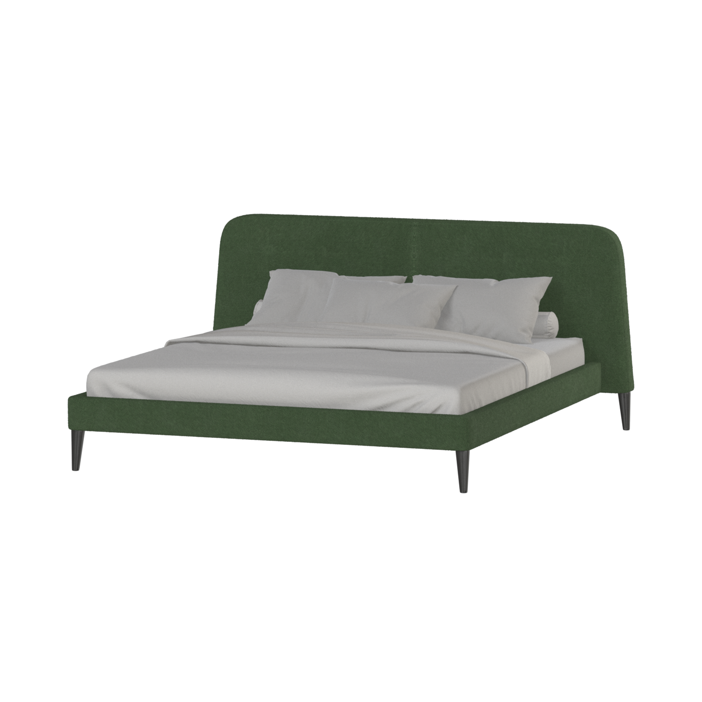 Selma Double Bed with Deep Vertical Tufting