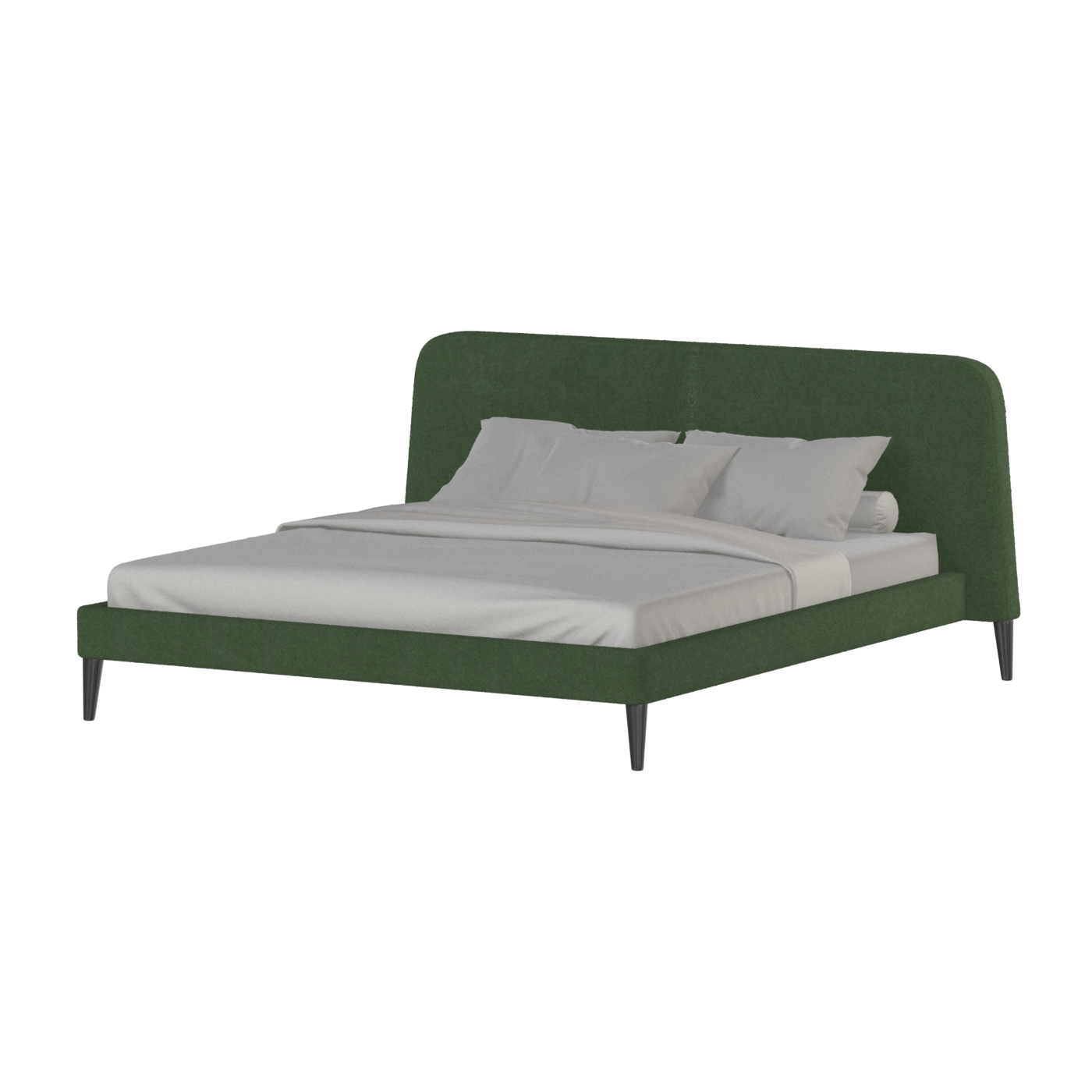 Selma Double Bed with Deep Vertical Tufting