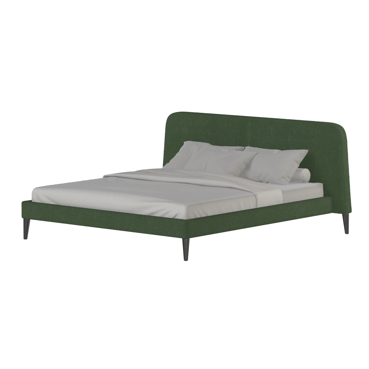Selma Double Bed with Deep Vertical Tufting