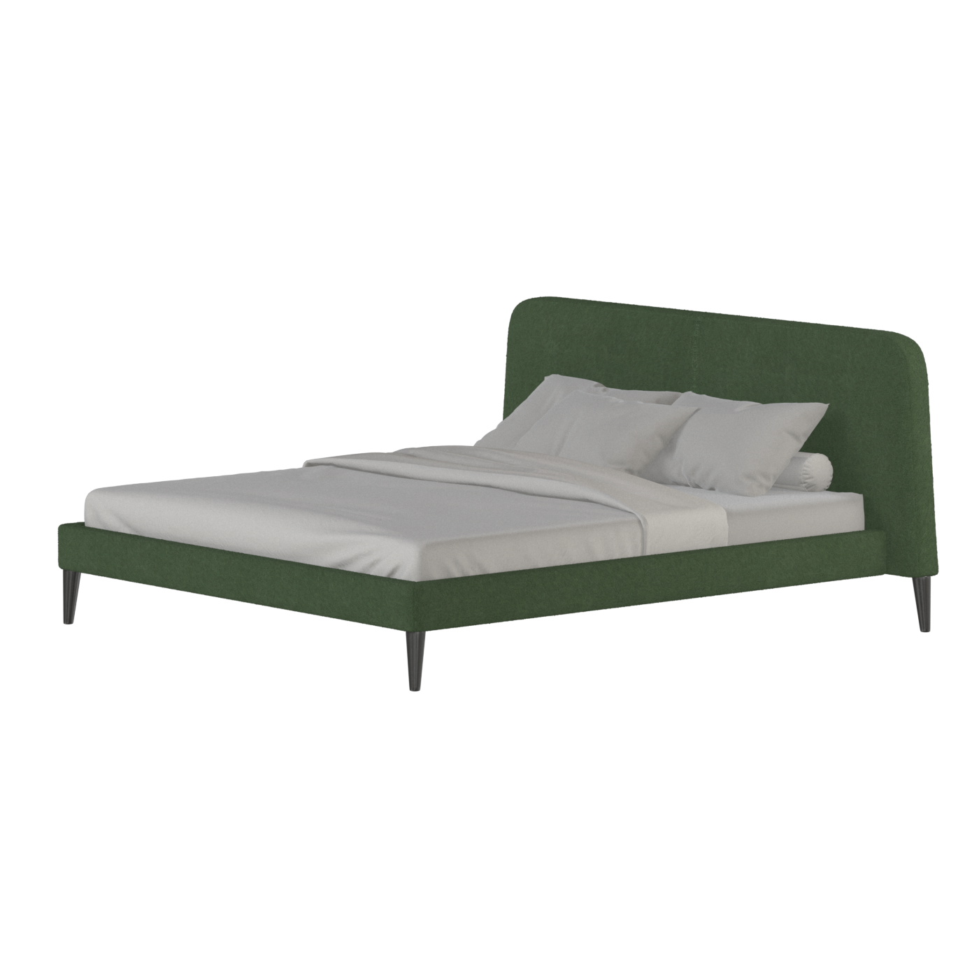 Selma Double Bed with Deep Vertical Tufting