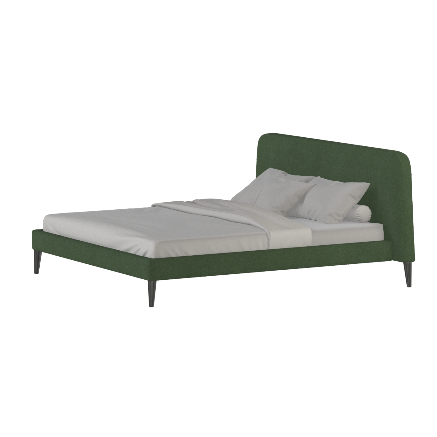 Selma Double Bed with Deep Vertical Tufting