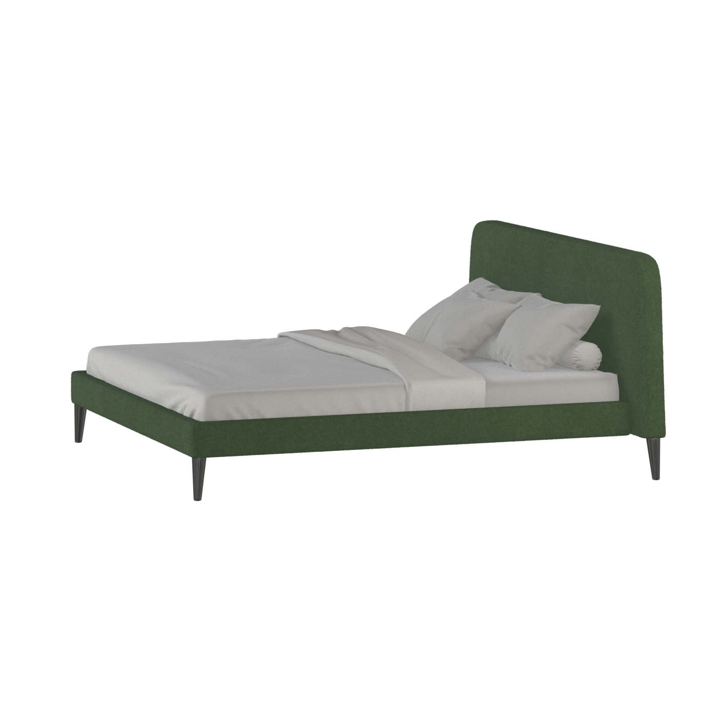Selma Double Bed with Deep Vertical Tufting