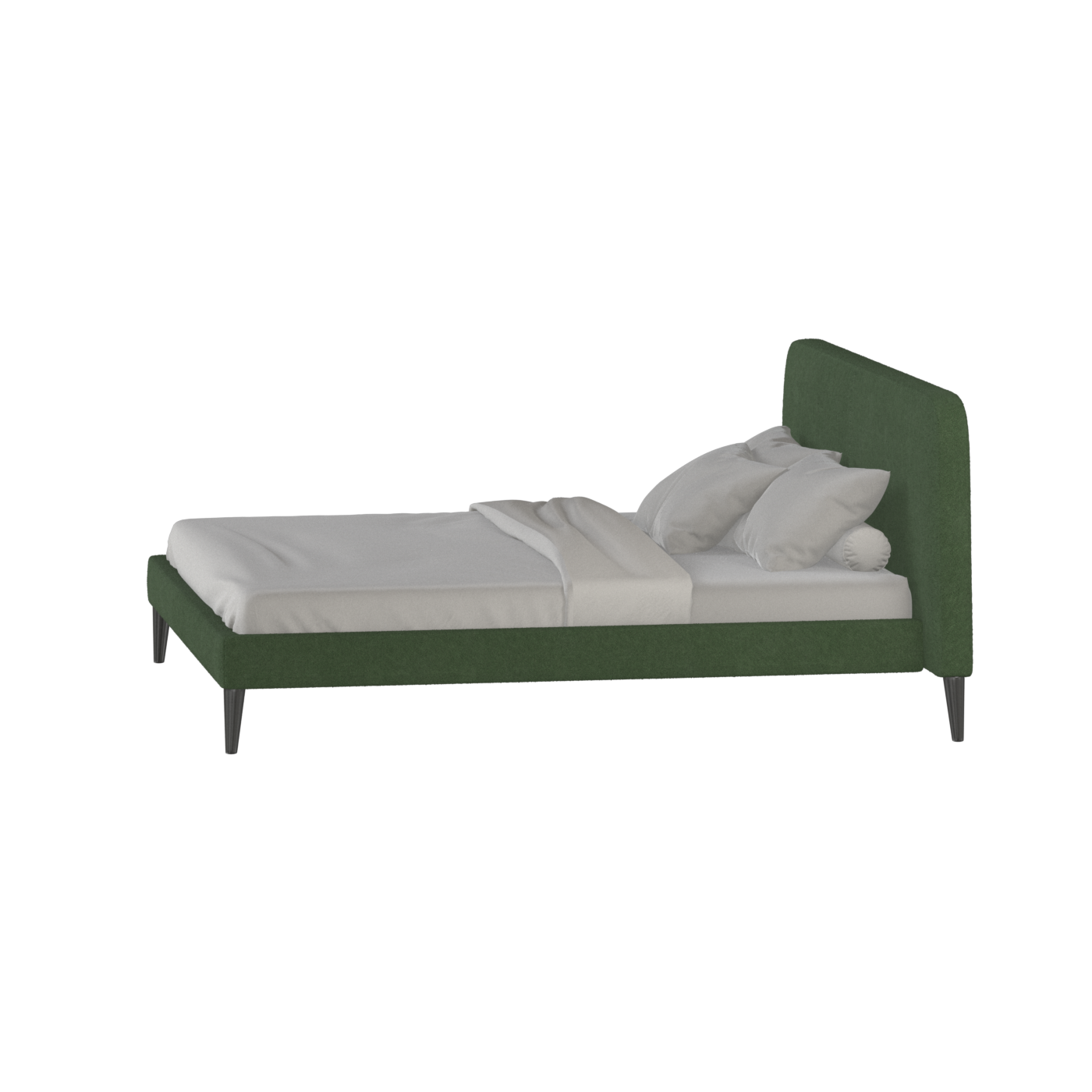 Selma Double Bed with Deep Vertical Tufting