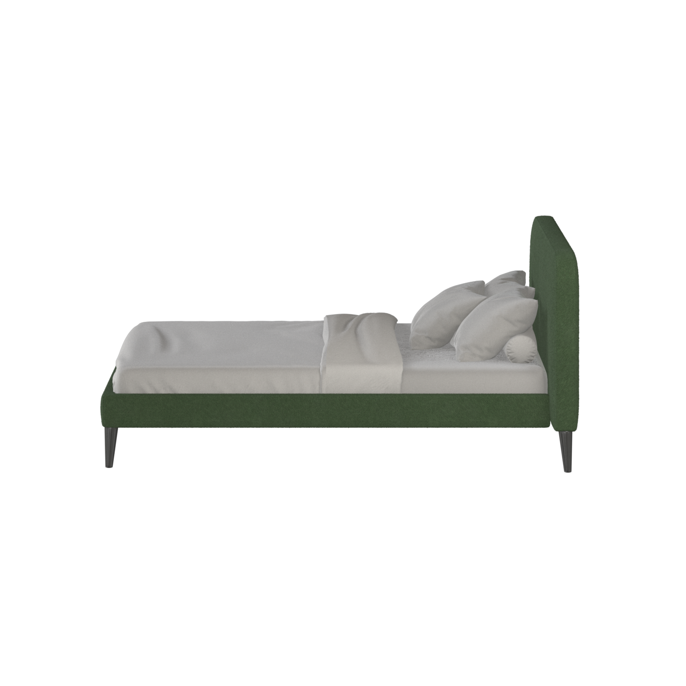 Selma Double Bed with Deep Vertical Tufting
