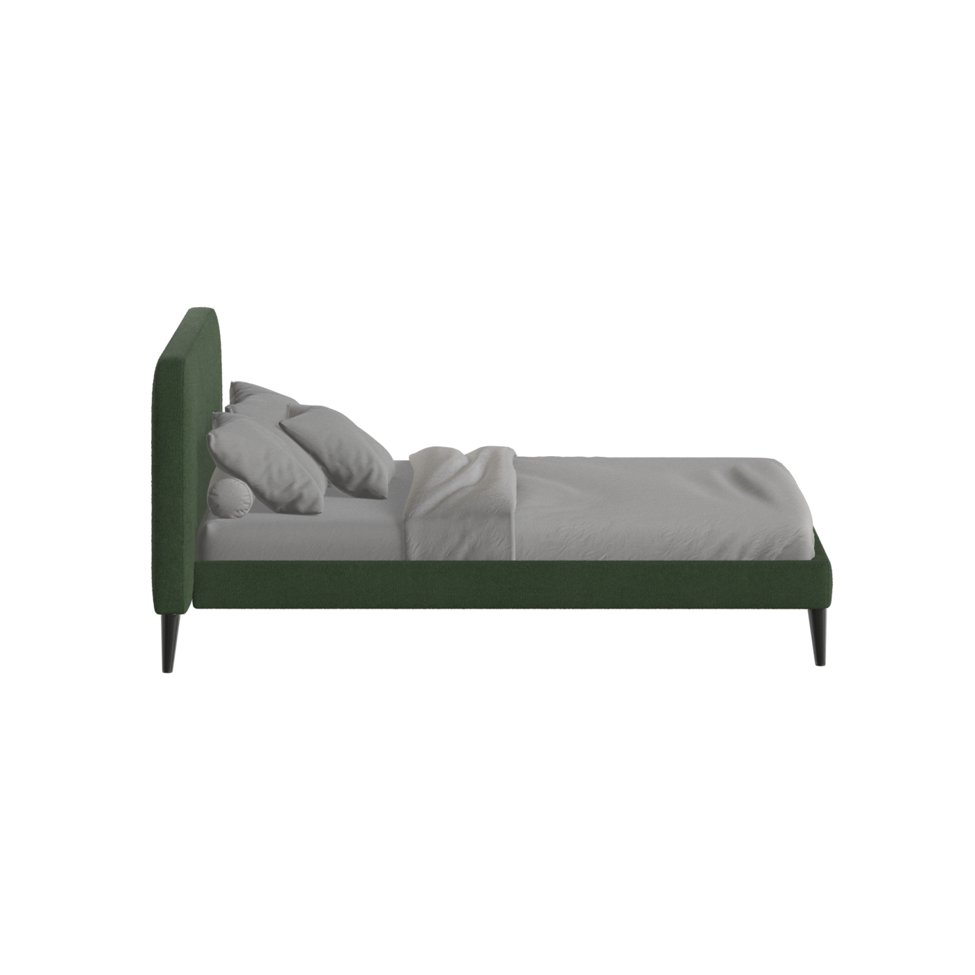 Selma Double Bed with Deep Vertical Tufting