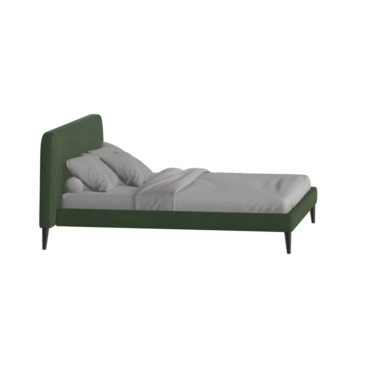 Selma Double Bed with Deep Vertical Tufting