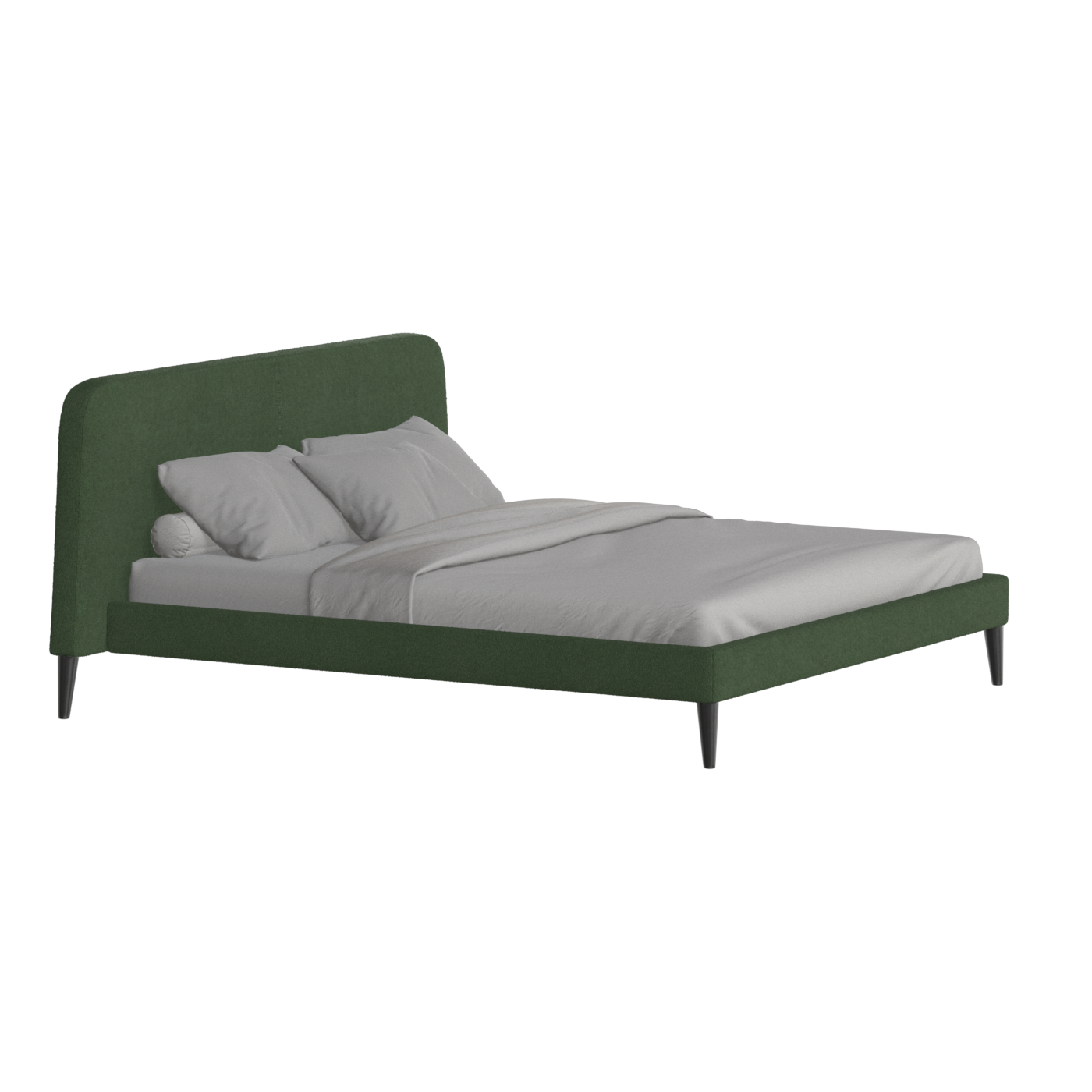 Selma Double Bed with Deep Vertical Tufting