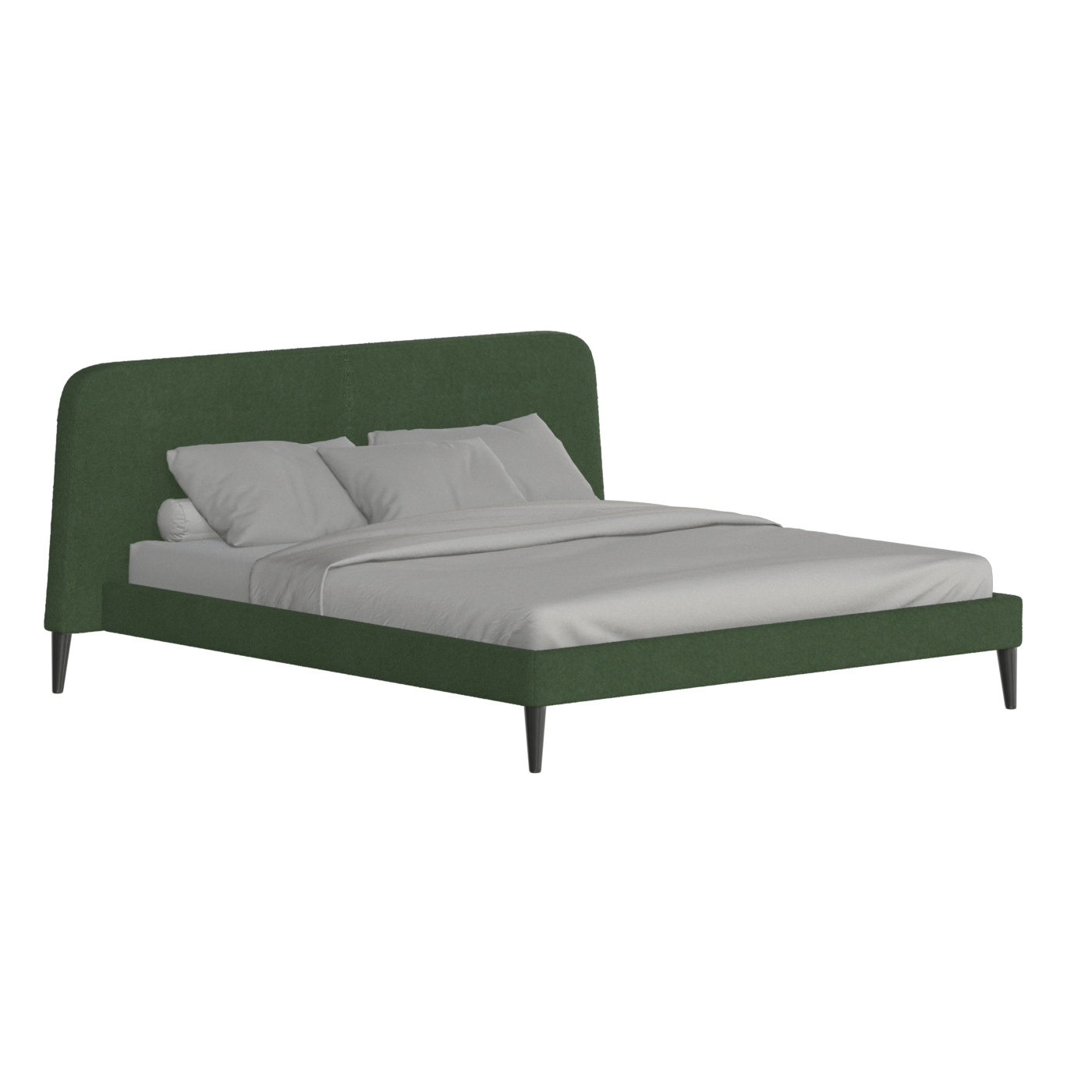 Selma Double Bed with Deep Vertical Tufting