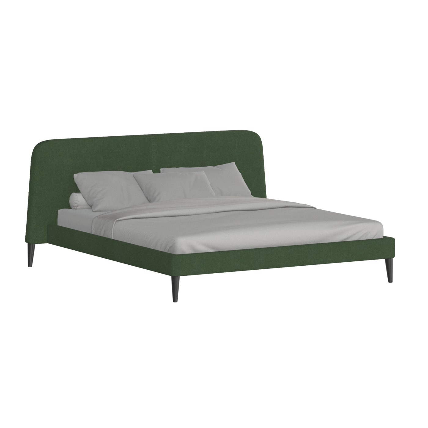Selma Double Bed with Deep Vertical Tufting