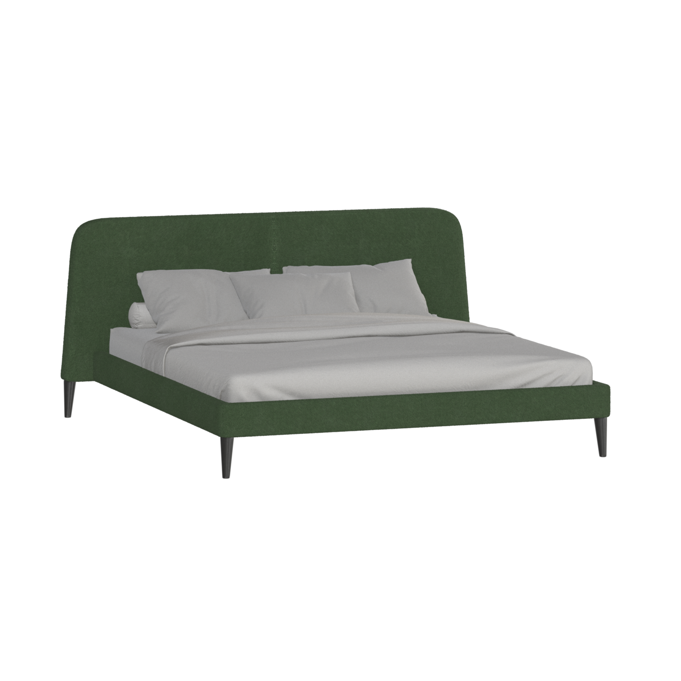 Selma Double Bed with Deep Vertical Tufting