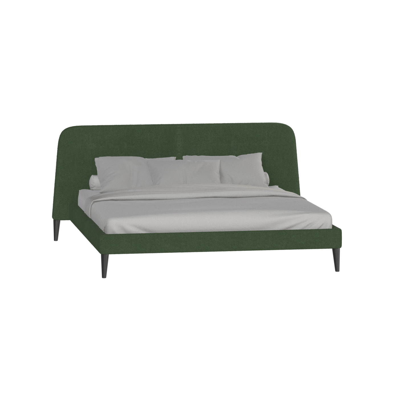 Selma Double Bed with Deep Vertical Tufting