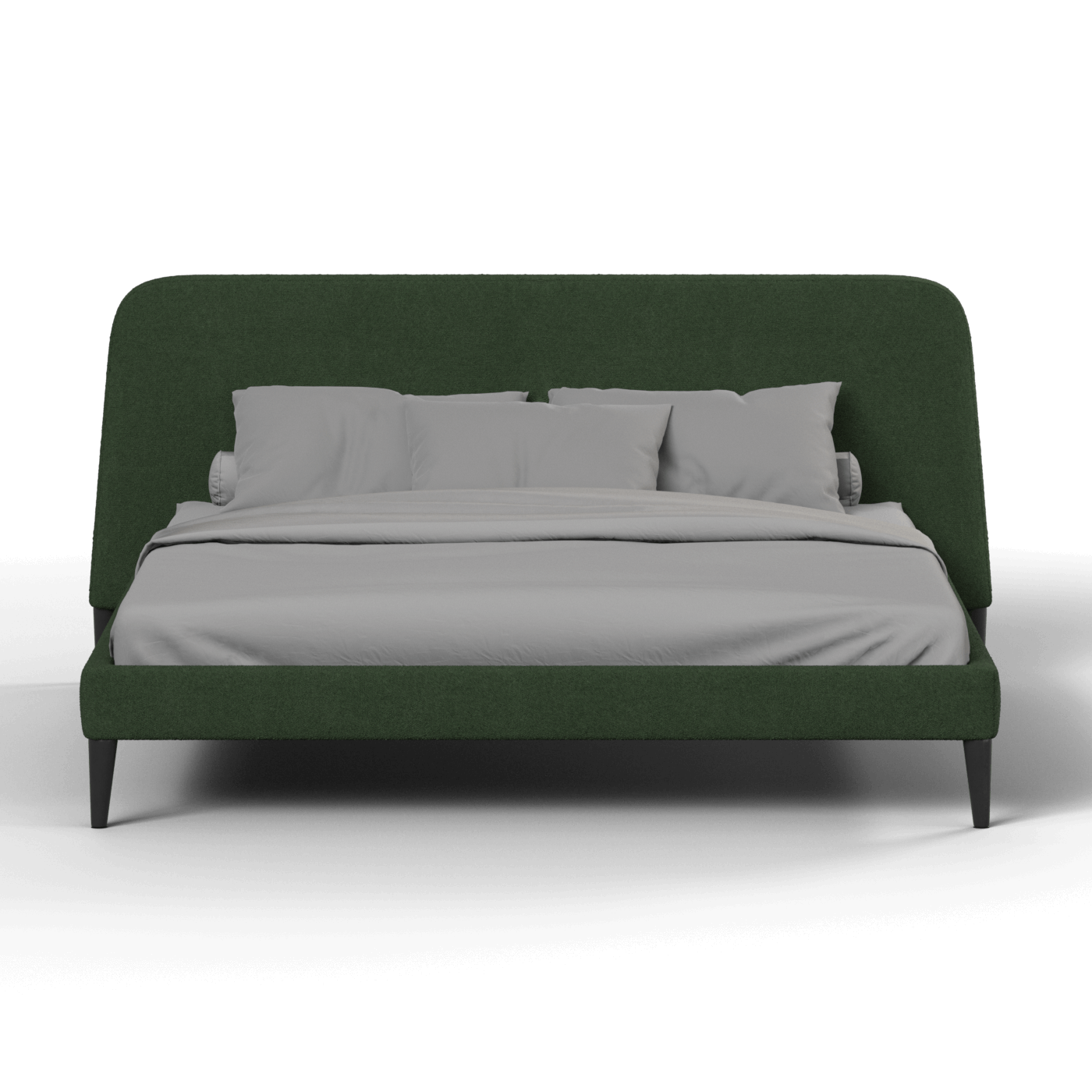 Selma Double Bed with Deep Vertical Tufting