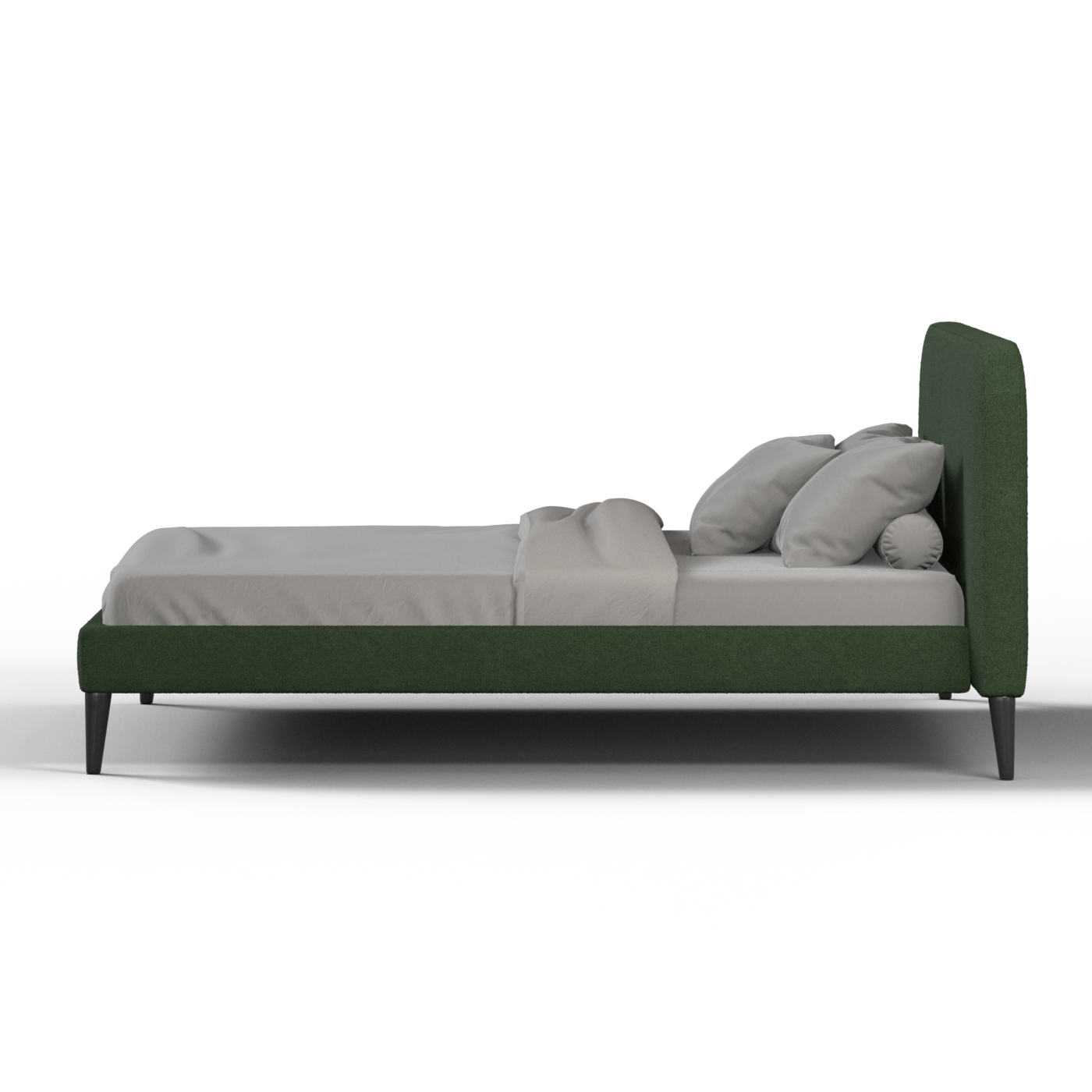 Selma Double Bed with Deep Vertical Tufting