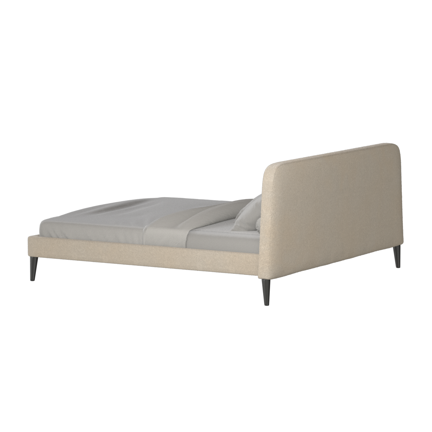 Lit double Selma avec capitonnage vertical profond