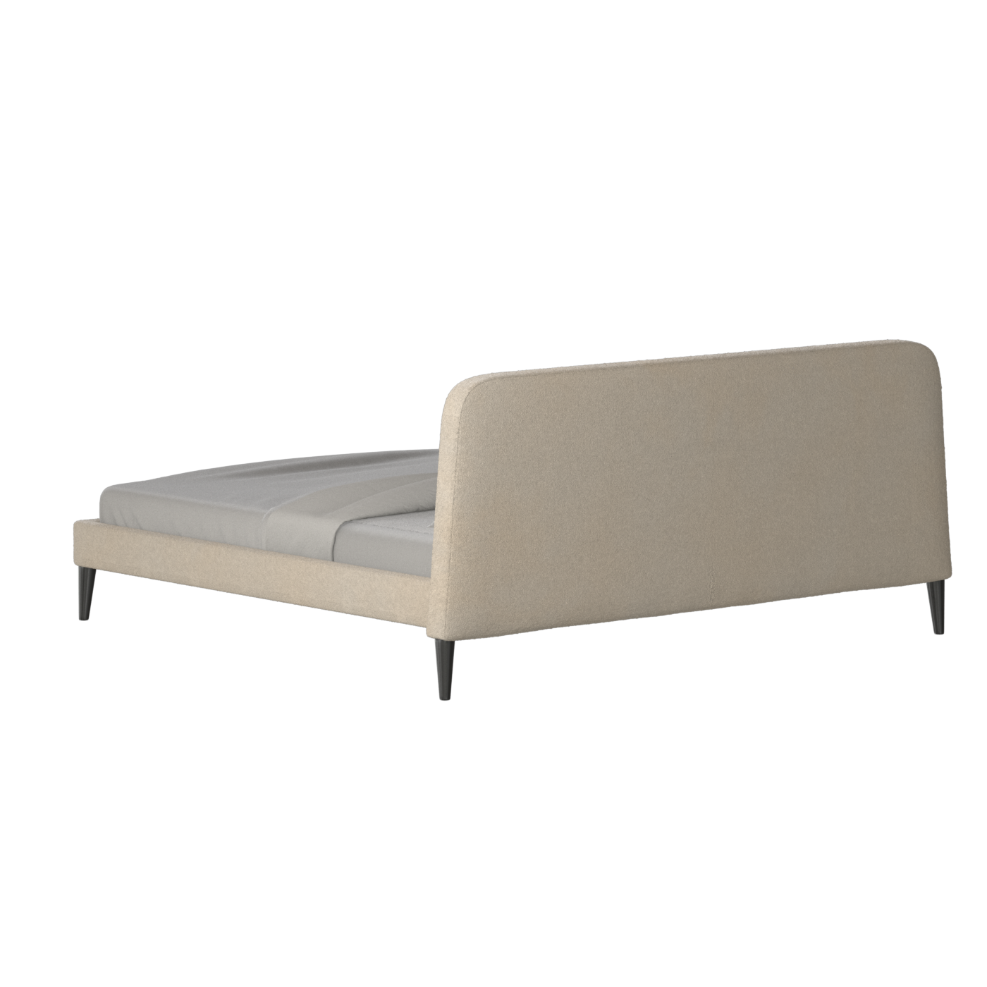 Lit double Selma avec capitonnage vertical profond