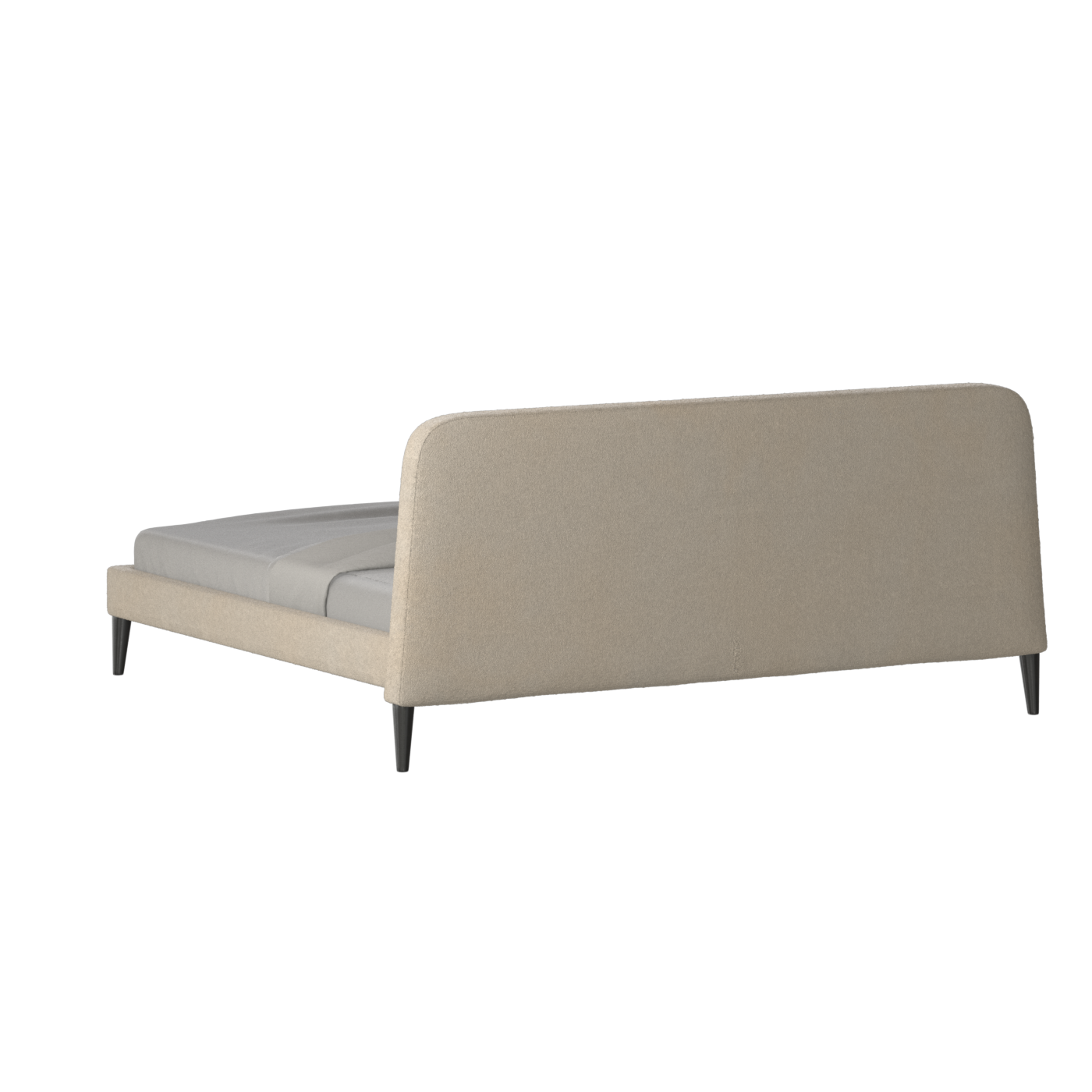 Lit double Selma avec capitonnage vertical profond