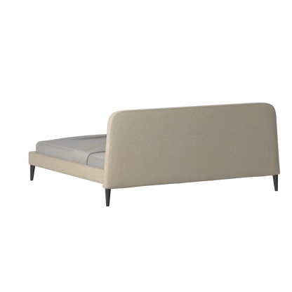 Lit double Selma avec capitonnage vertical profond
