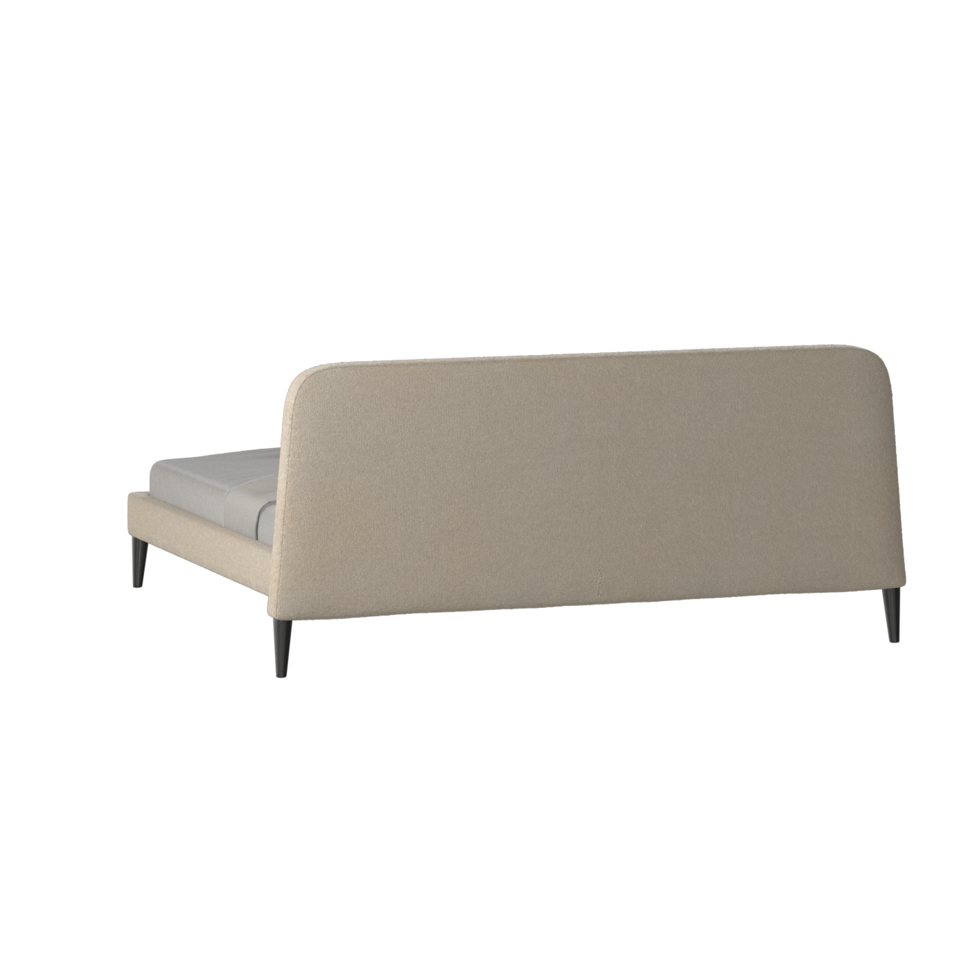 Lit double Selma avec capitonnage vertical profond