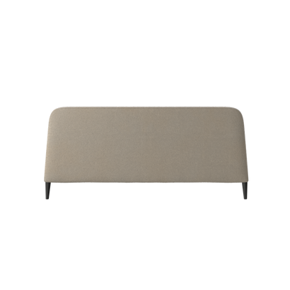 Lit double Selma avec capitonnage vertical profond