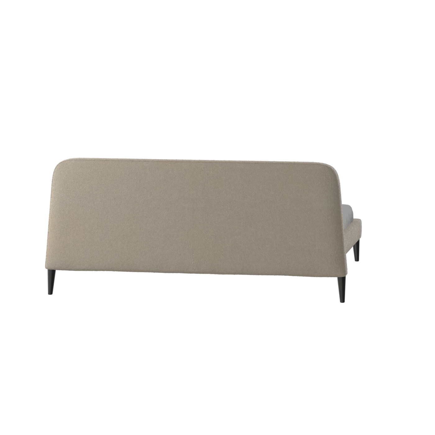 Lit double Selma avec capitonnage vertical profond