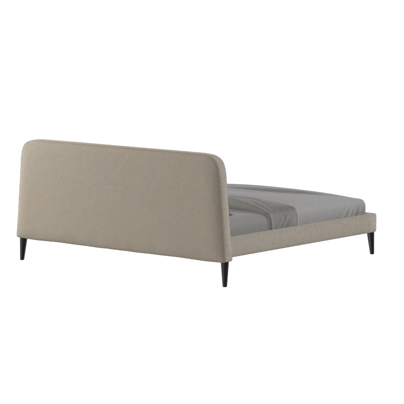 Lit double Selma avec capitonnage vertical profond