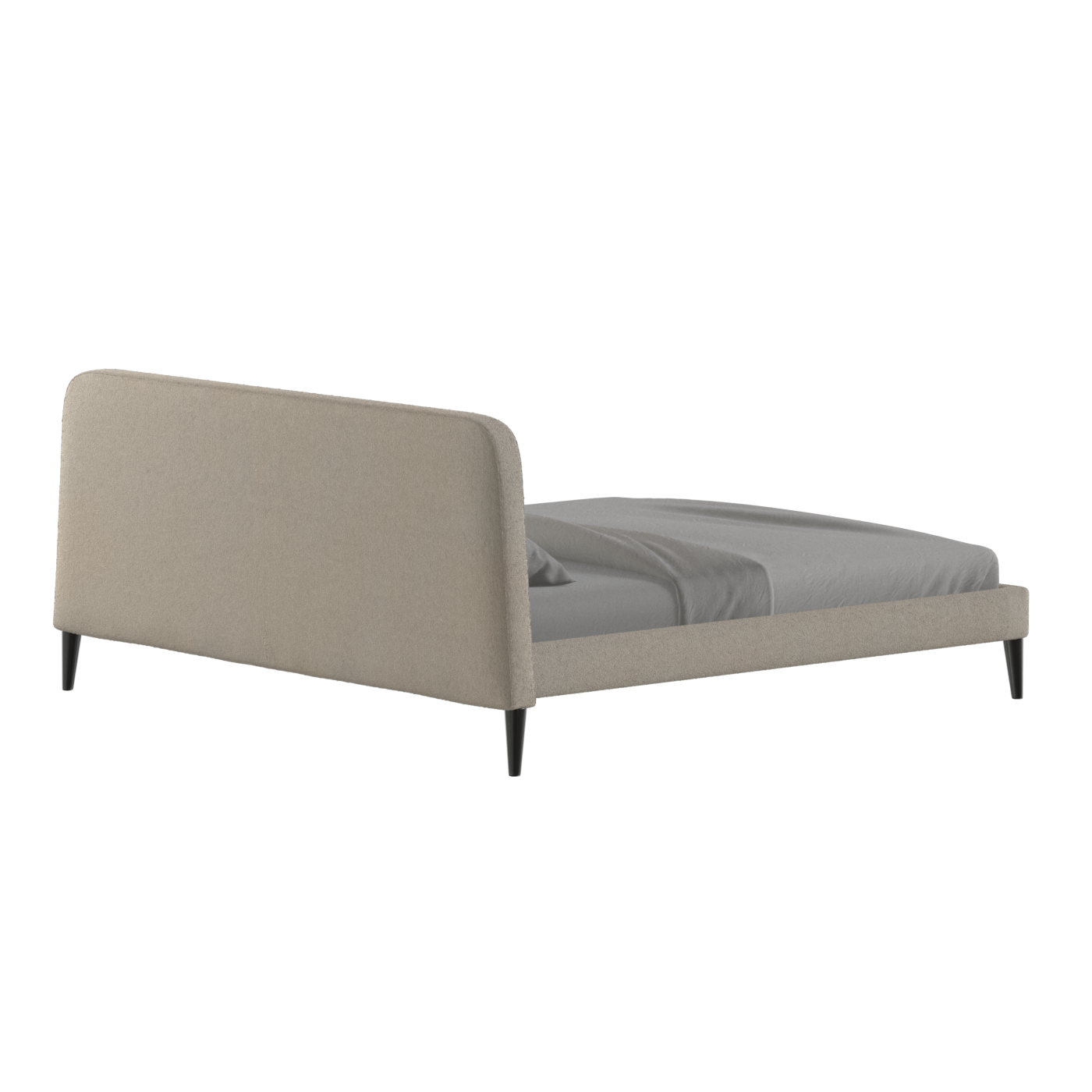 Lit double Selma avec capitonnage vertical profond