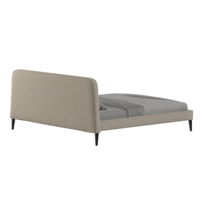 Lit double Selma avec capitonnage vertical profond