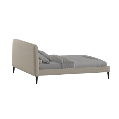 Lit double Selma avec capitonnage vertical profond