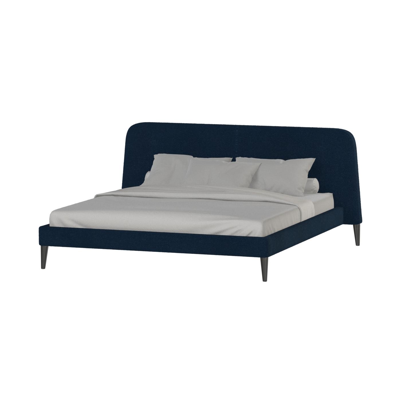 Selma Double Bed with Deep Vertical Tufting