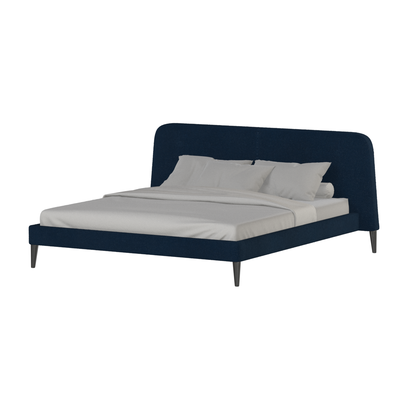 Selma Double Bed with Deep Vertical Tufting