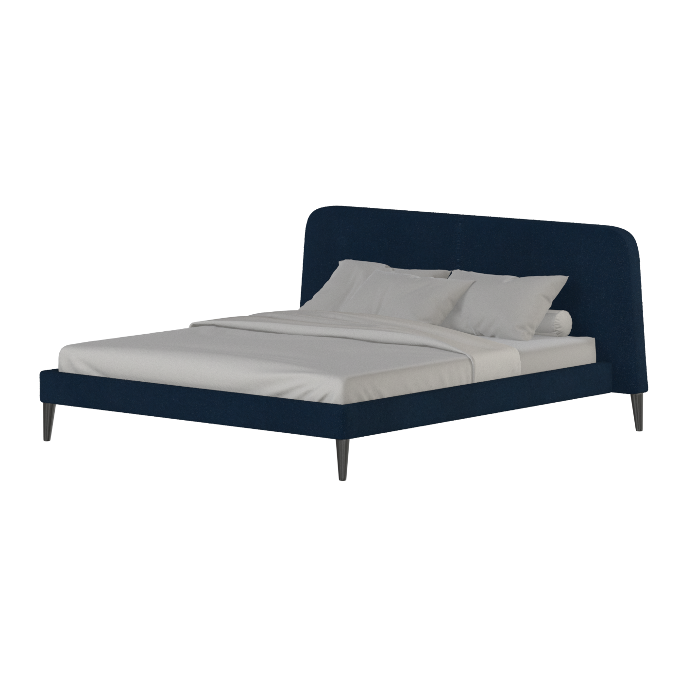 Selma Double Bed with Deep Vertical Tufting