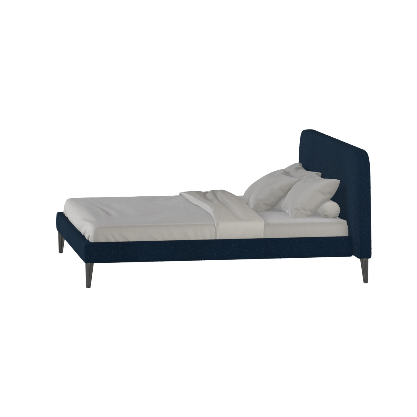 Selma Double Bed with Deep Vertical Tufting