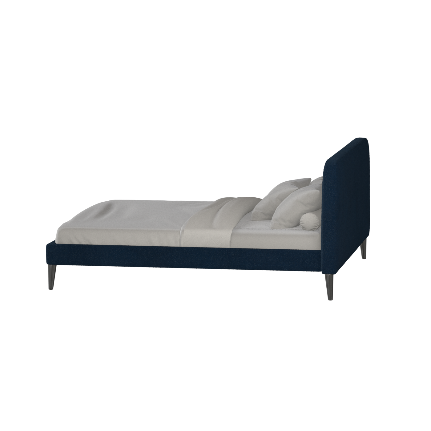 Selma Double Bed with Deep Vertical Tufting