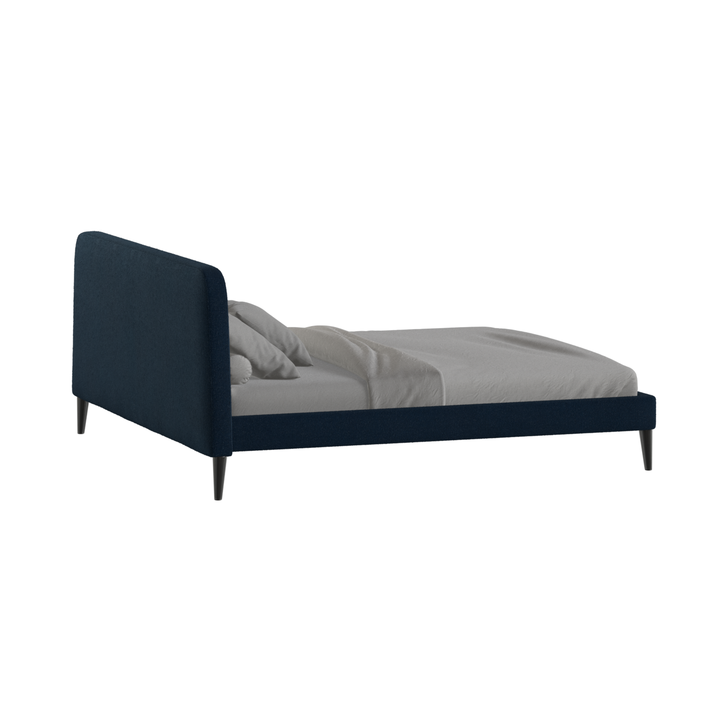 Selma Double Bed with Deep Vertical Tufting